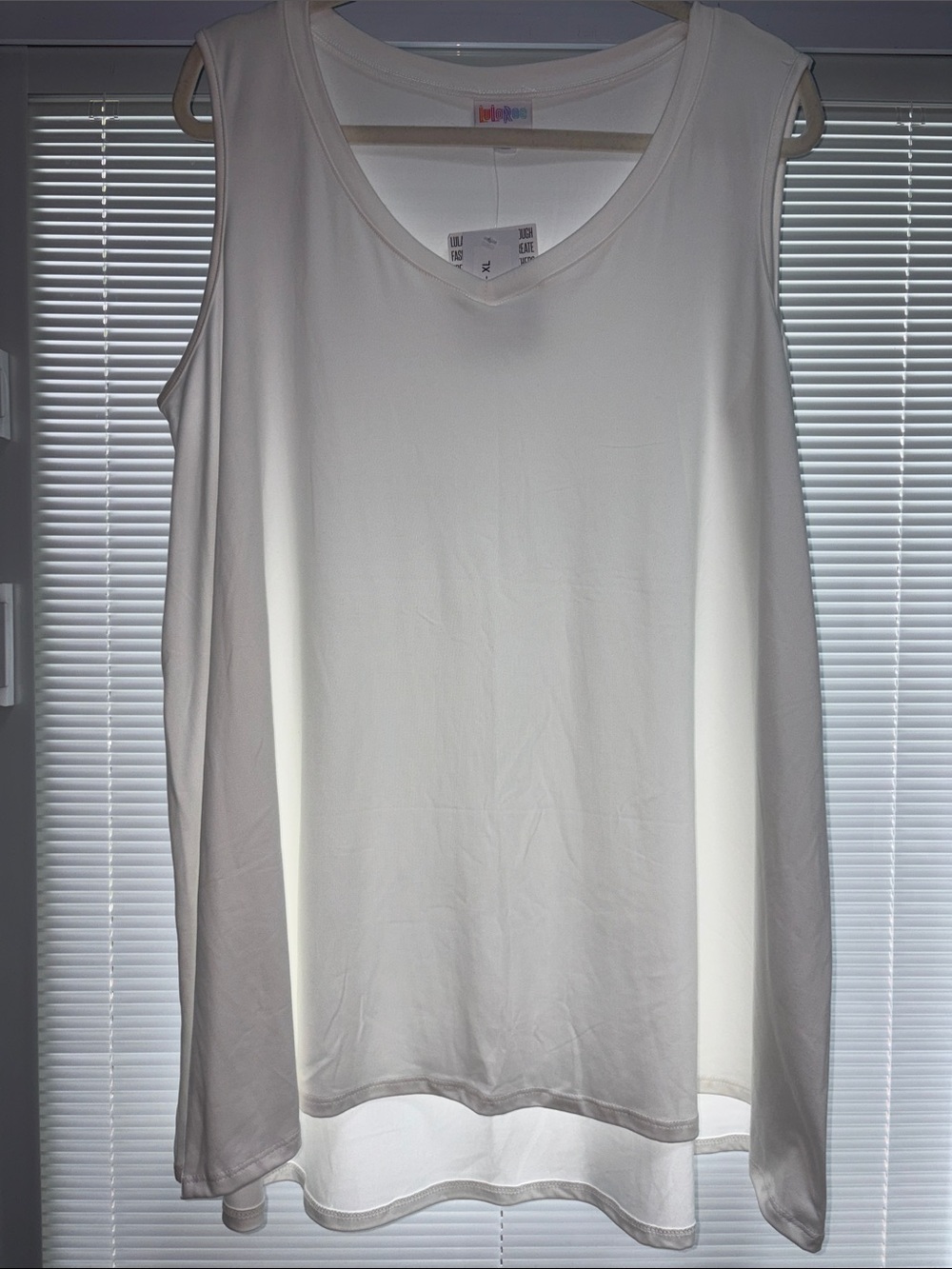 LuLaRoe White Tank Top